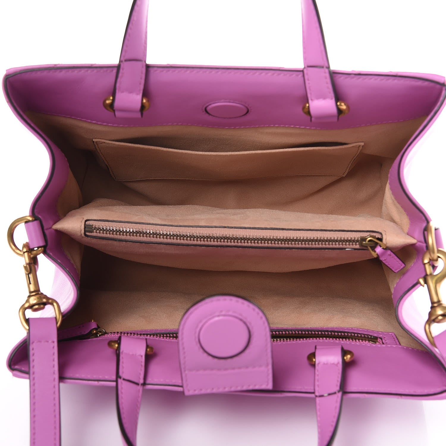 Gucci Calfskin Matelasse Small GG Marmont Tote Candy Mousse 5 of 9