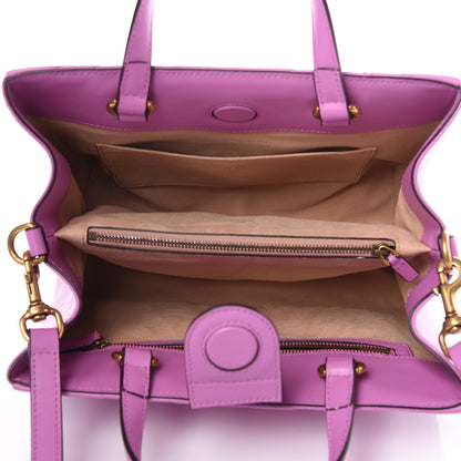 Gucci Calfskin Matelasse Small GG Marmont Tote Candy Mousse 5 of 9