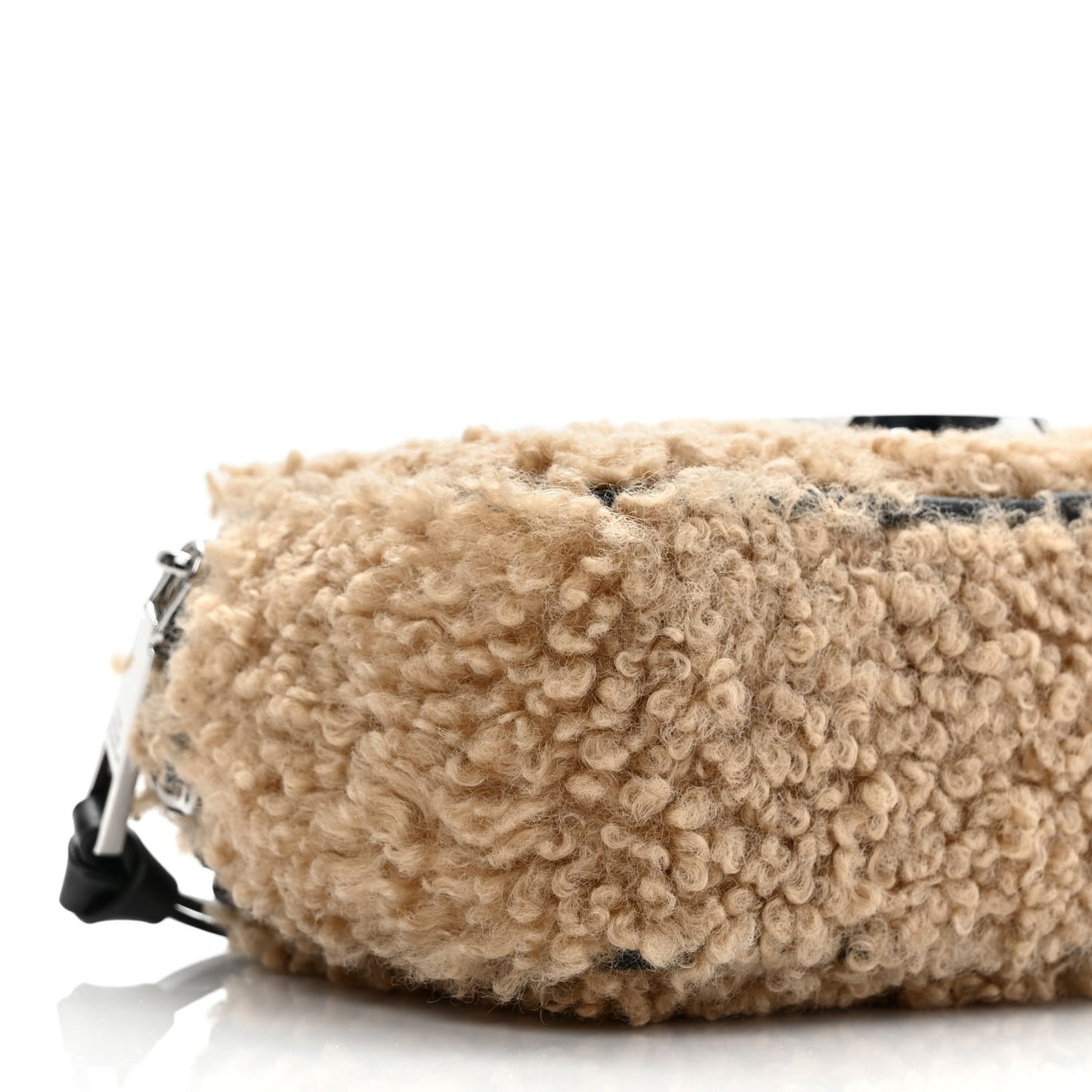Shearling Snapshot The Teddy Camera Bag Beige