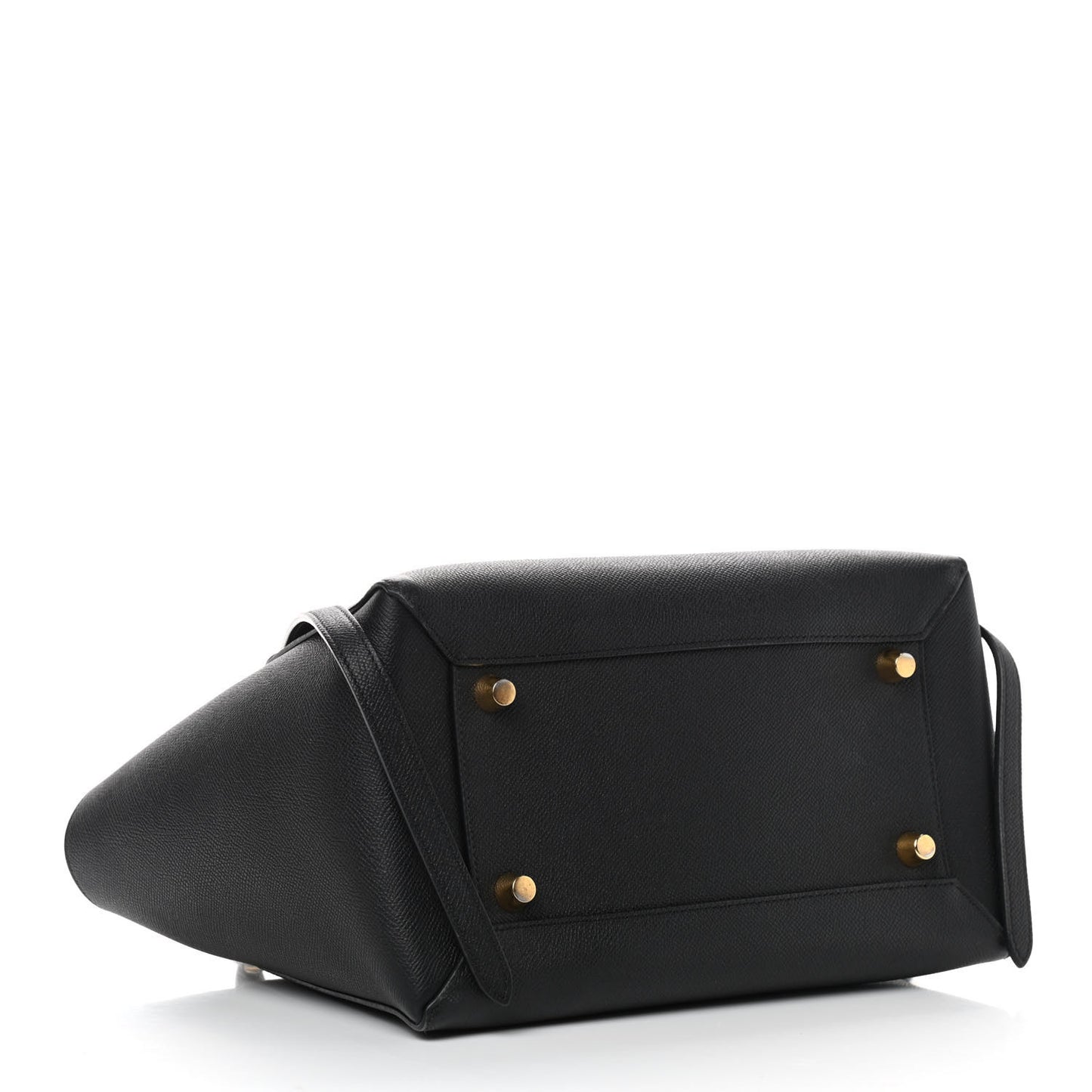 Grained Calfskin Mini Belt Bag Black