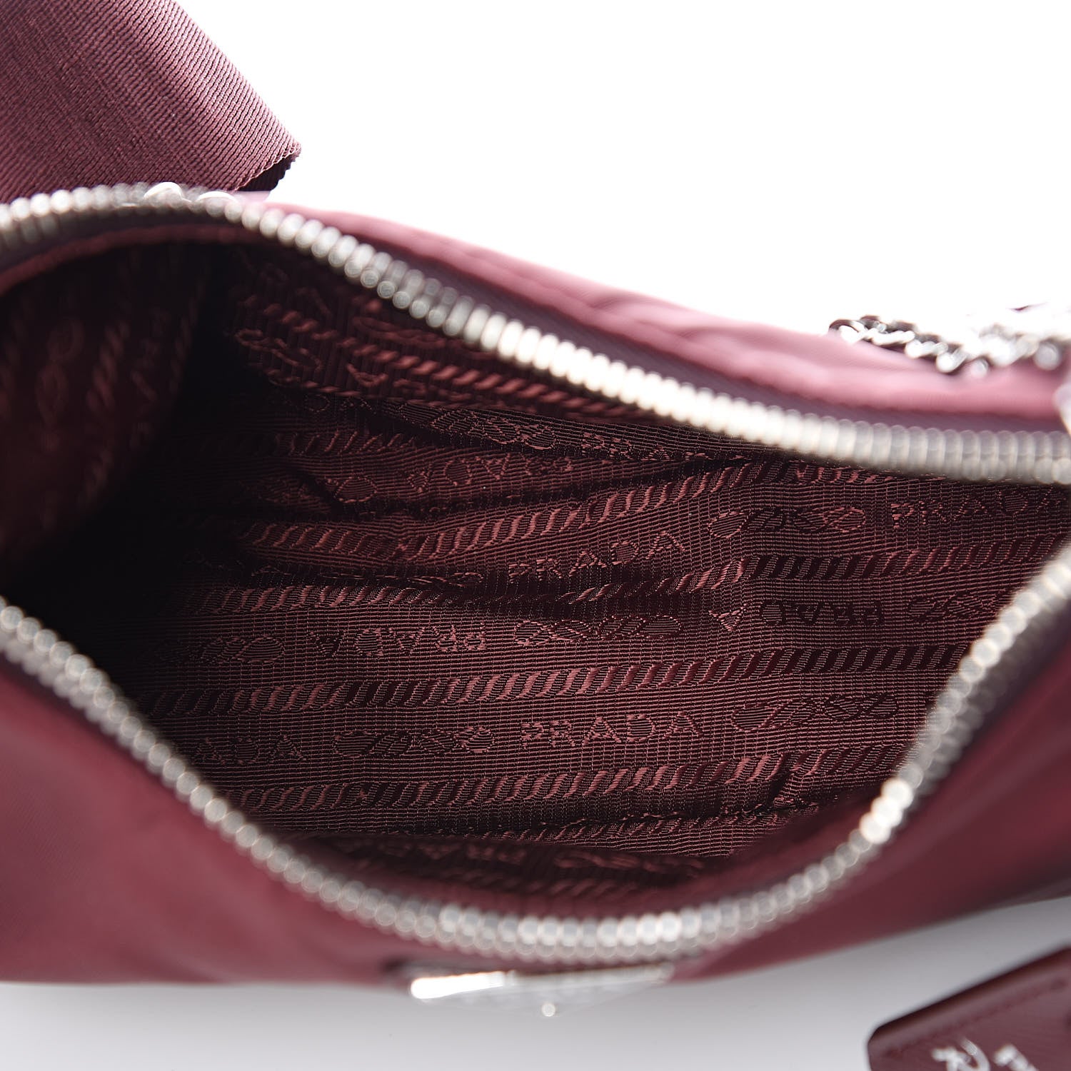 Prada Tessuto Nylon Re-Edition 2005 Shoulder Bag Granato 5 of 11