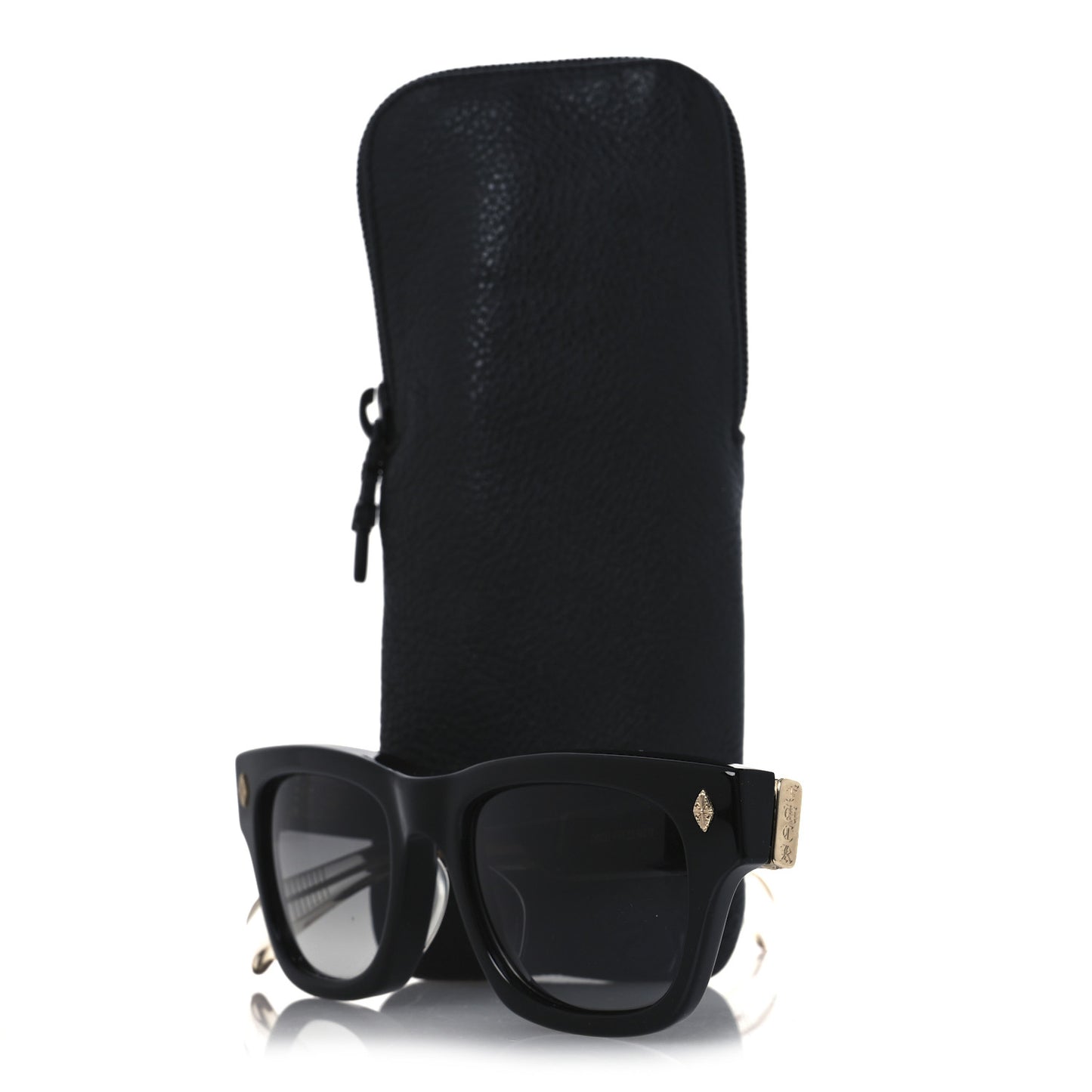 Acetate Dick Fitzener Sunglasses Black