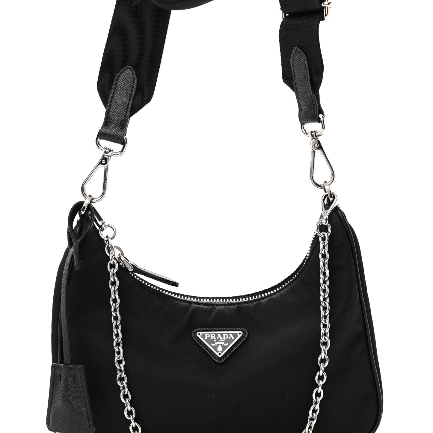 Nylon Re-Edition 2005 Shoulder Bag Black