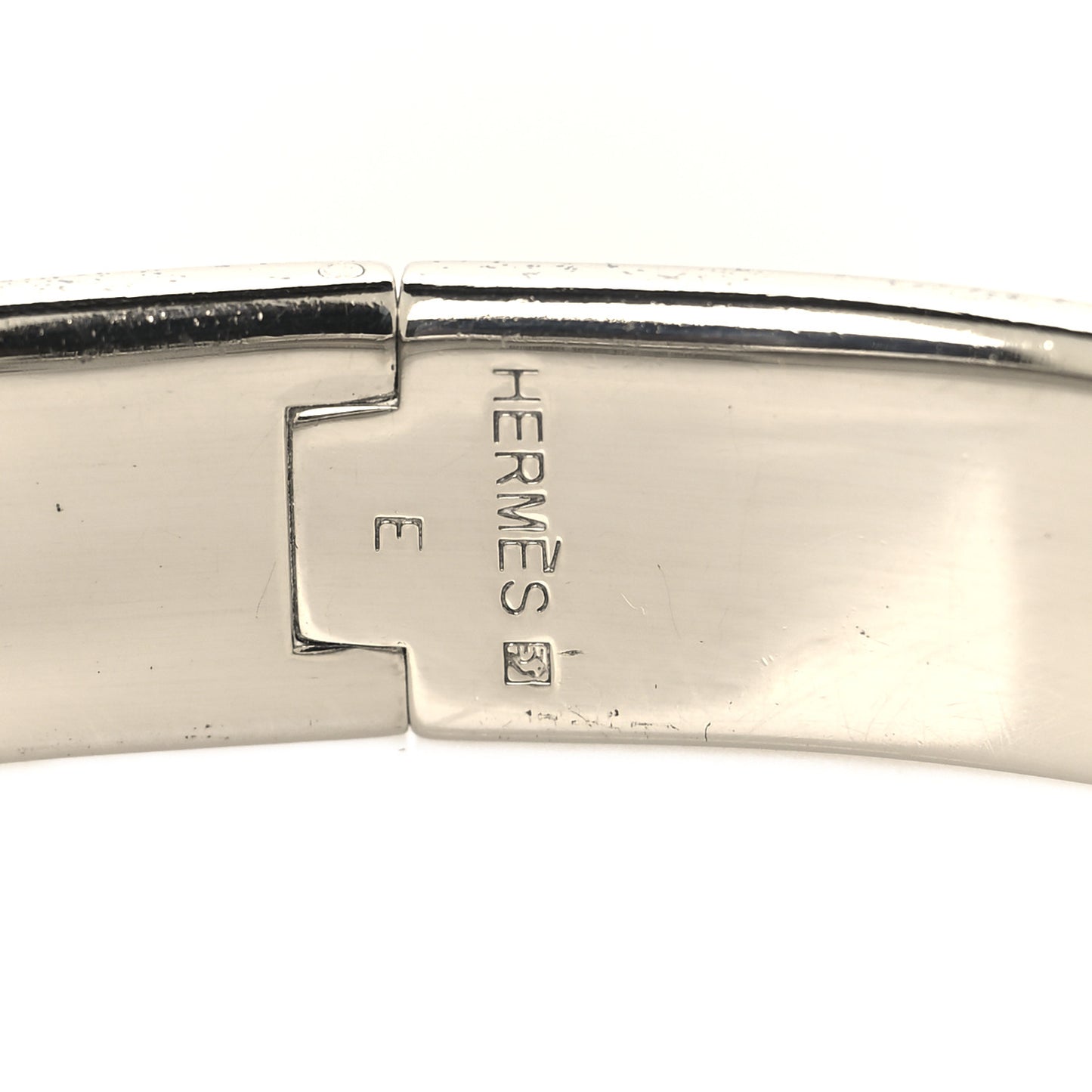 Enamel Narrow Clic Clac H Bracelet GM Vert Amande