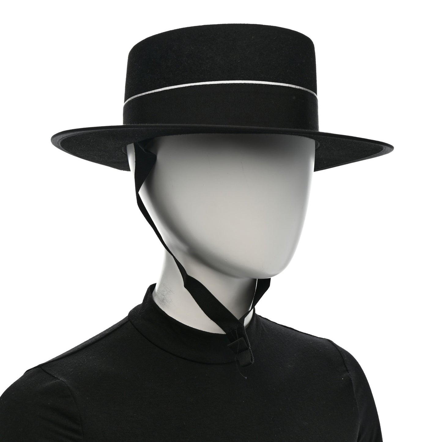 Felt Diorodeo Large Brim Hat 58 Black