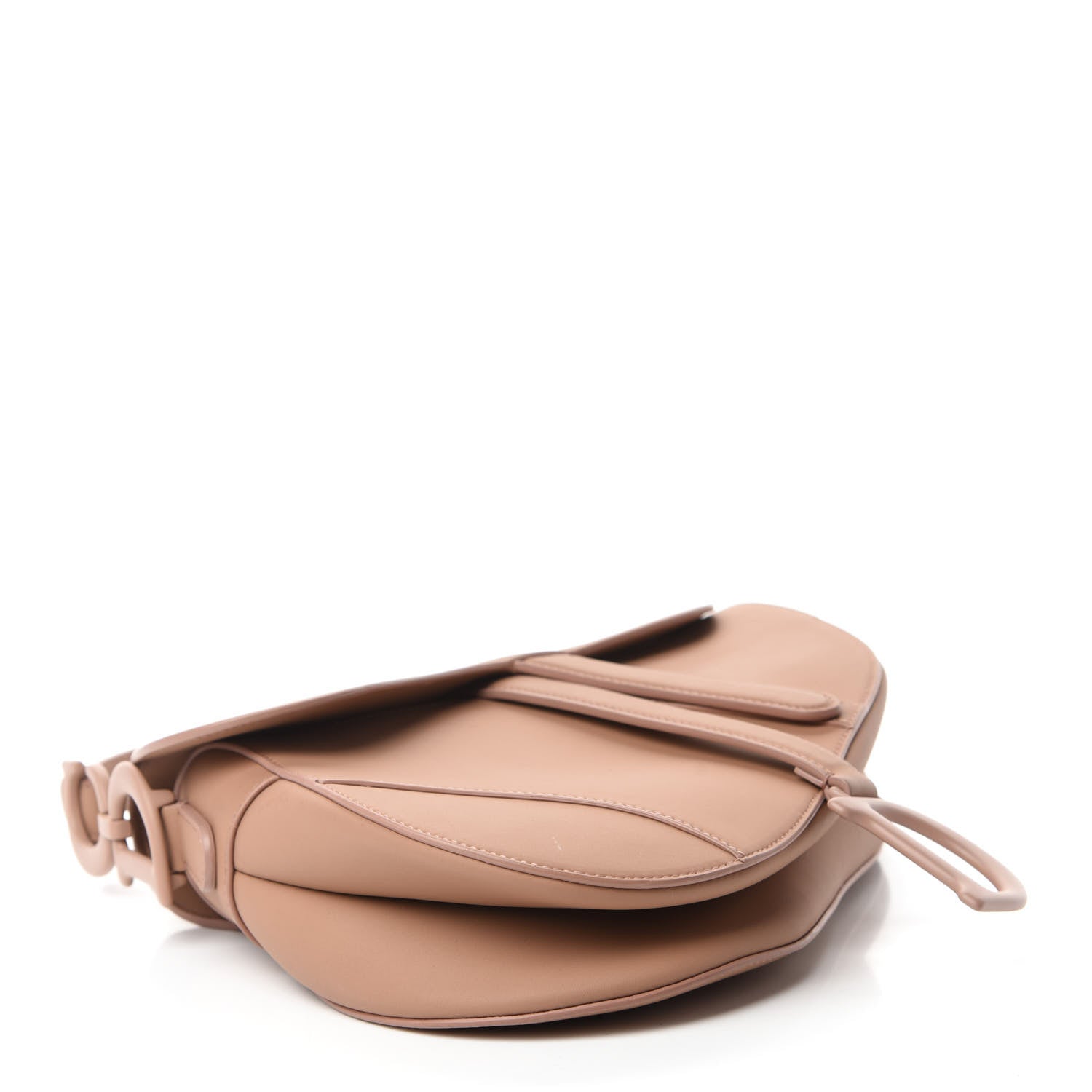 Christian Dior Ultra Matte Calfskin Saddle Bag Blush 4 of 11