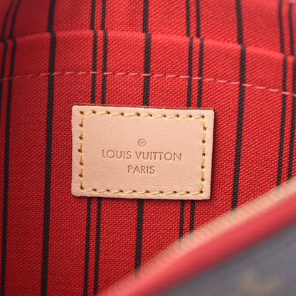 Louis Vuitton Monogram Neverfull MM GM Pochette Cherry 6 of 8