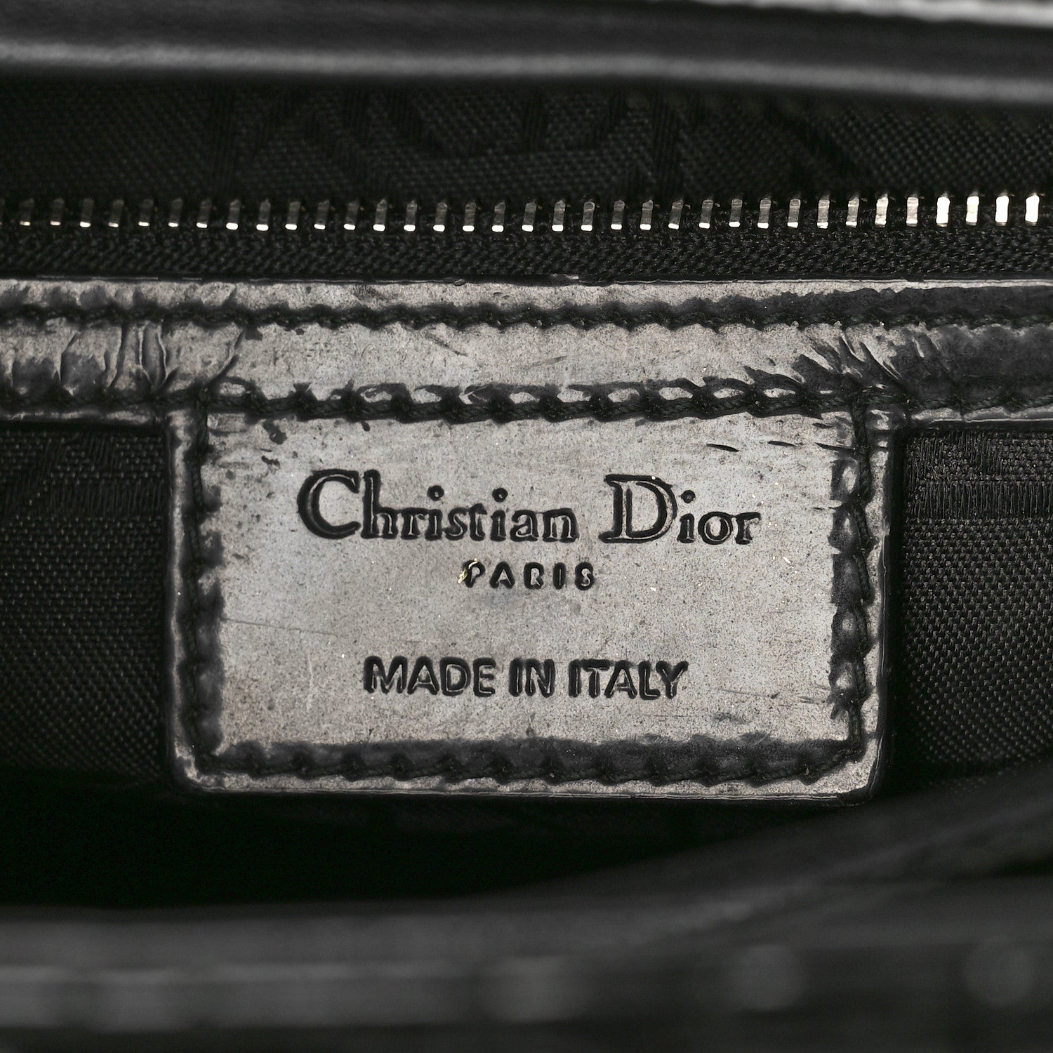 Christian Dior Patent Cannage Large Lady Dior Black 6 of 13