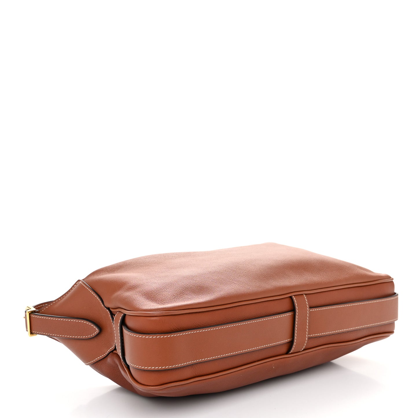 Supple Calfskin Medium Romy Shoulder Bag Tan