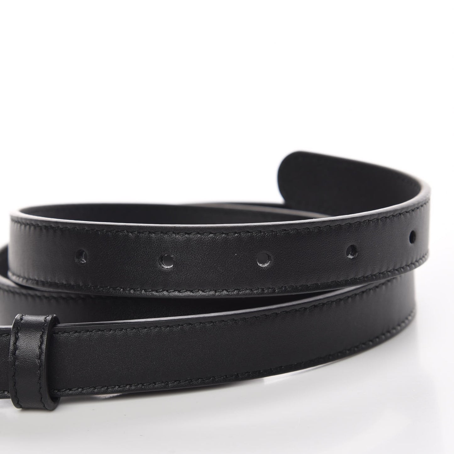Calfskin Double G 20mm Belt 85 34 Black