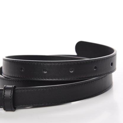 Gucci Calfskin Double G 20mm Belt 85 34 Black 5 of 6