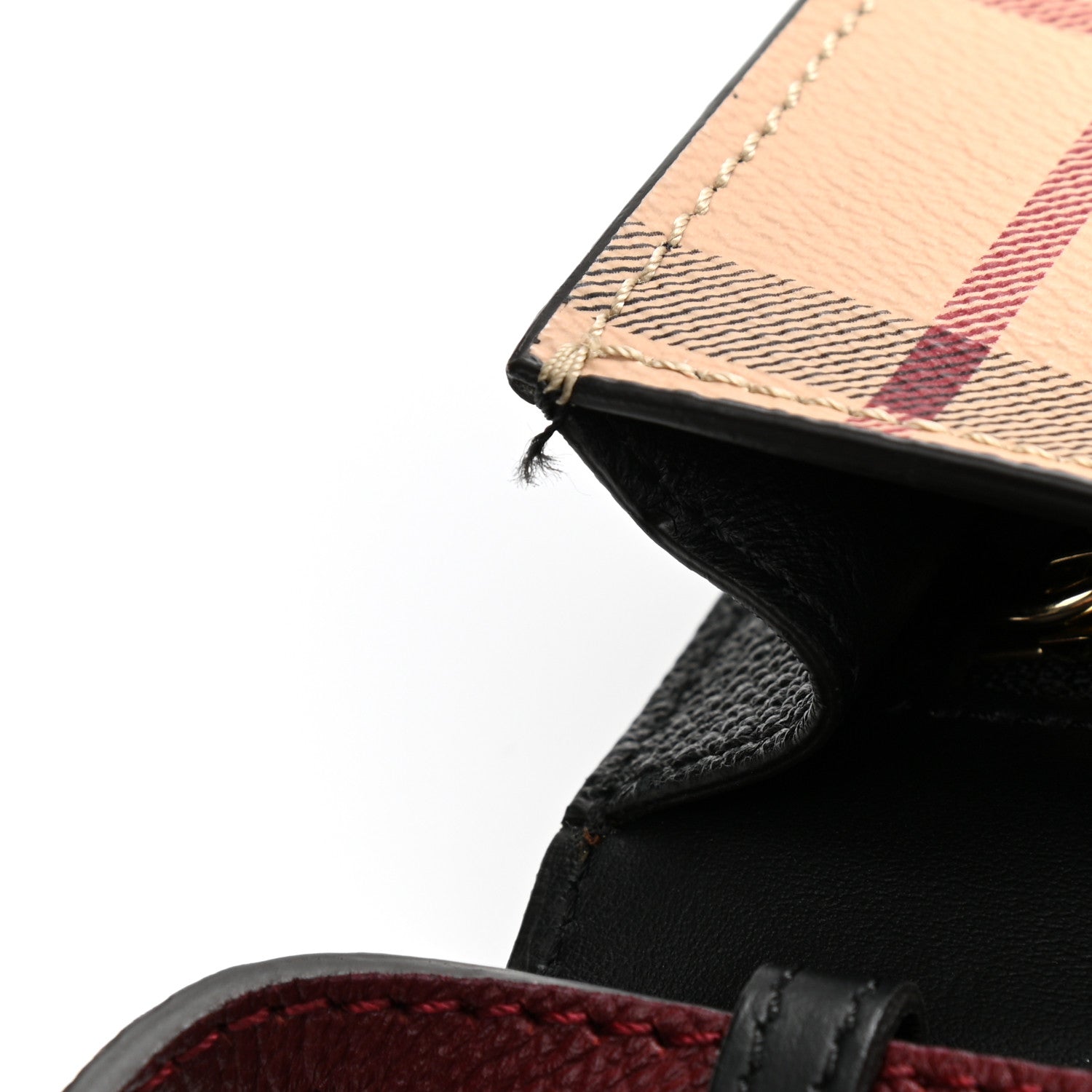 Burberry Haymarket Check Small Loxley Crossbody Bright Toffee 5 of 9