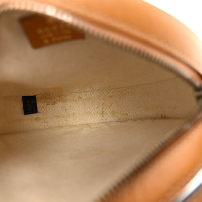 Gucci X DISNEY Mini Vintage GG Supreme Monogram Mickey Mouse Round Shoulder Bag Beige Vintage Sun Oil 5 of 10