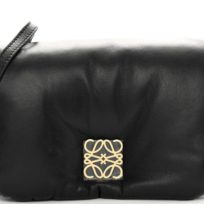 Loewe Shiny Nappa Lambskin Mini Goya Puffer Bag Black 7 of 10