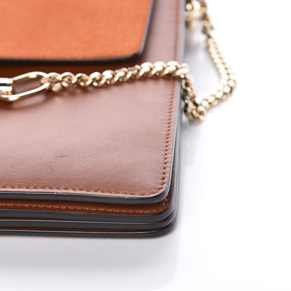 Chloe Suede Calfskin Medium Faye Shoulder Bag Tobacco 6 of 12