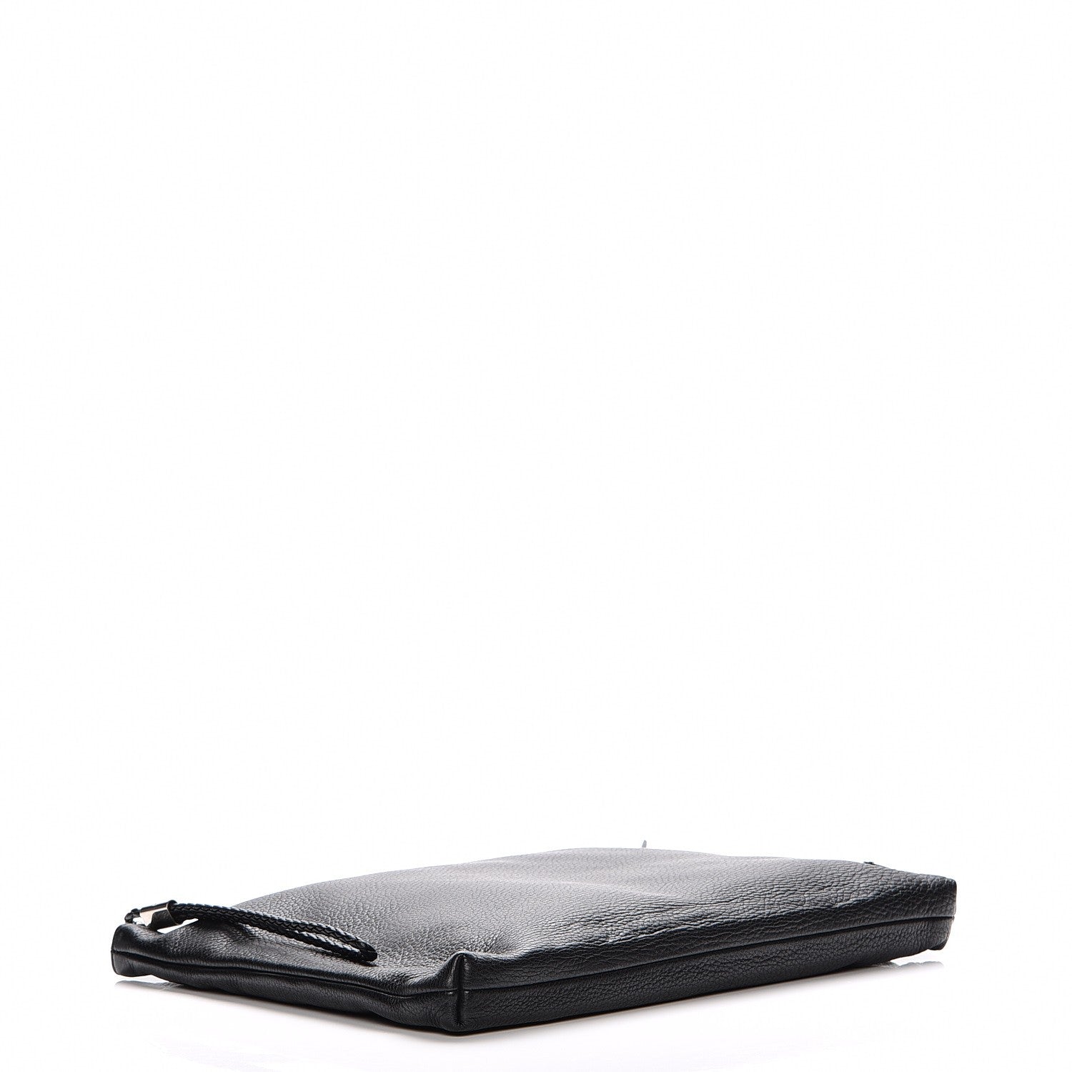 Gucci Deerskin Interlocking G Portfolio Clutch Black 5 of 9