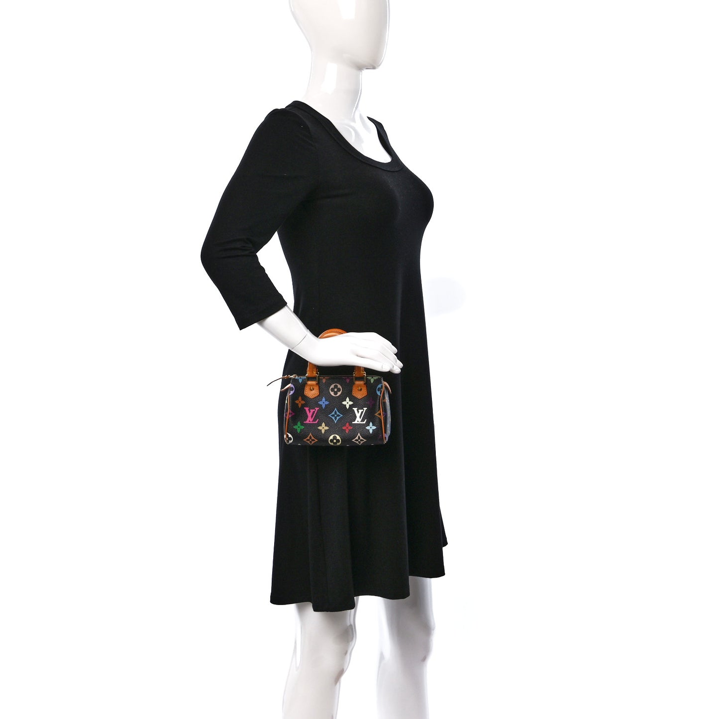 Monogram Multicolor Mini Sac HL Speedy Black