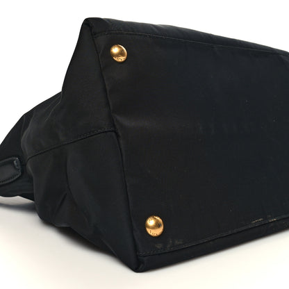 Prada Tessuto Nylon Saffiano Tote Black 8 of 10