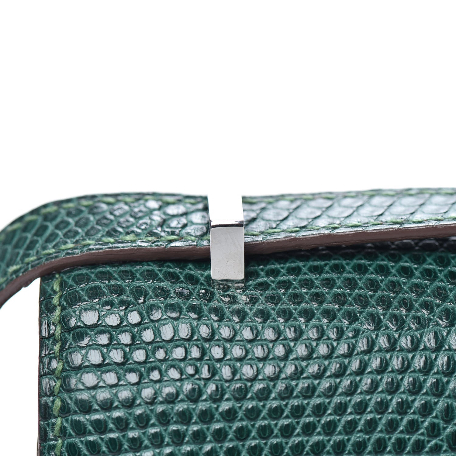 Hermes Lizard Constance 18 Malachite 11 of 17