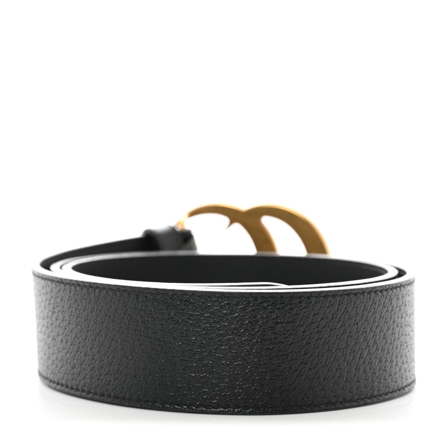 Textured Calfskin Double G 40mm Belt 90 36 Black