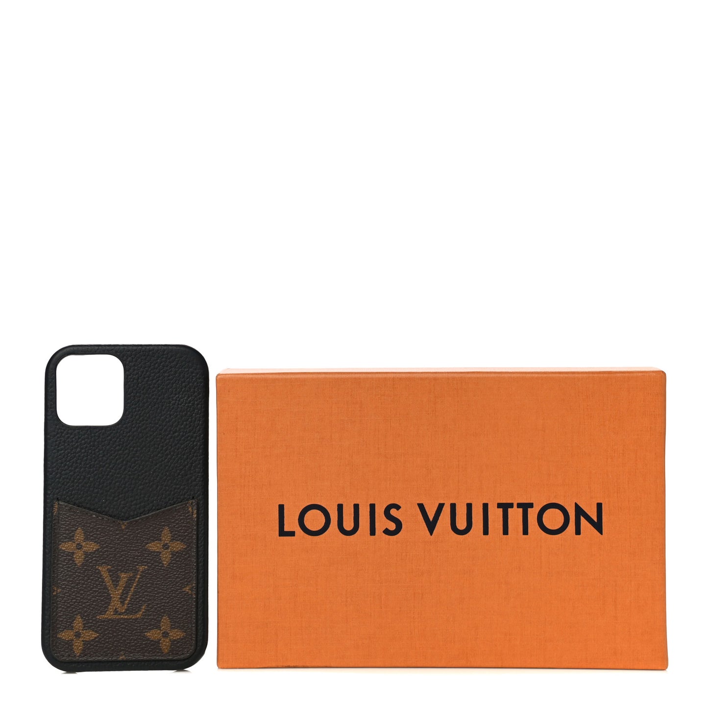 Monogram iPhone 12/12 Pro Bumper Black
