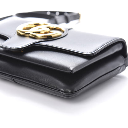 Gucci Vitello Palmellato Lux Small Arli Flap Shoulder Bag Black 7 of 10