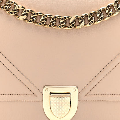 Christian Dior Grained Calfskin Medium Diorama Flap Bag Nude 7 of 9