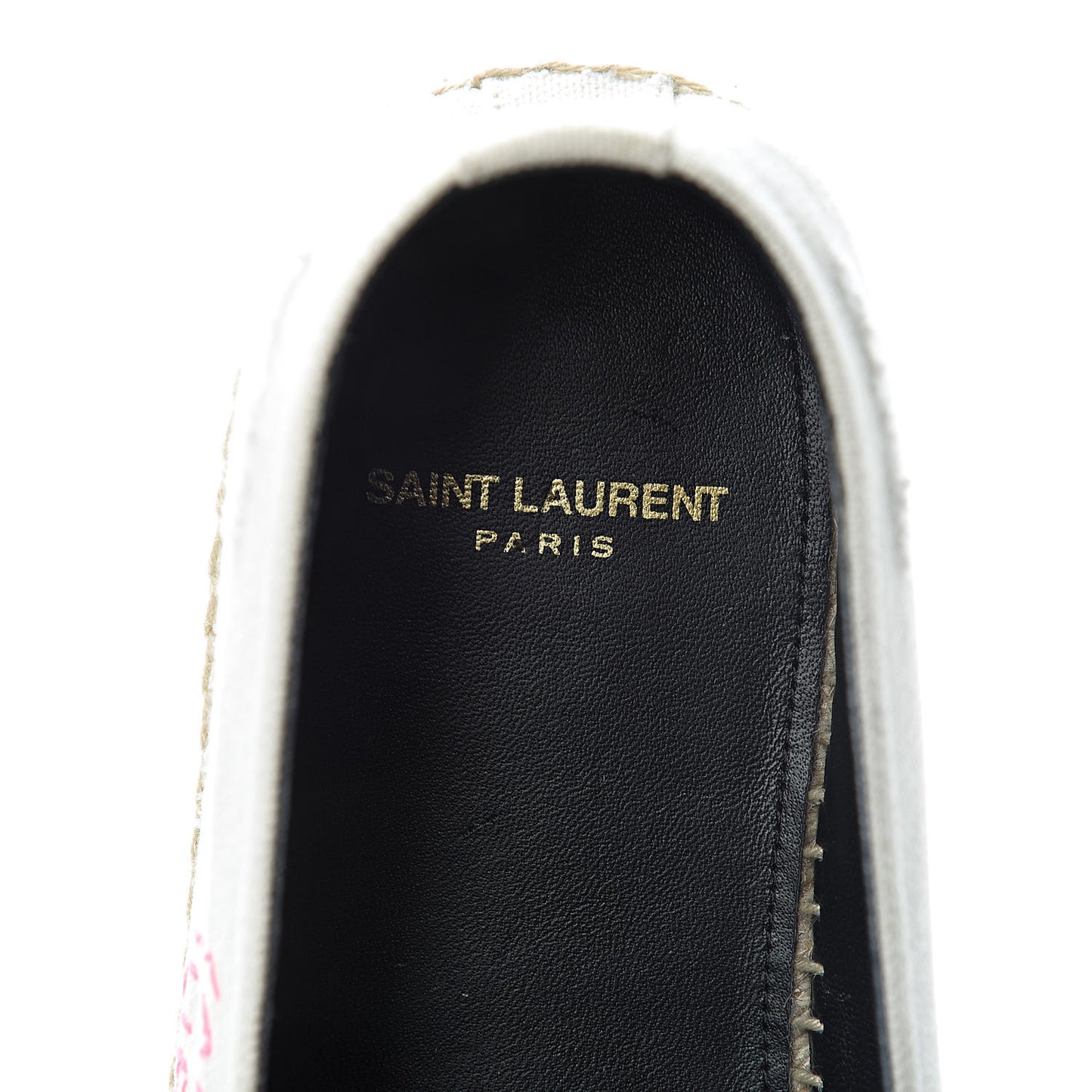 Canvas Elba Logo Embroidered Espadrilles 41 Panna