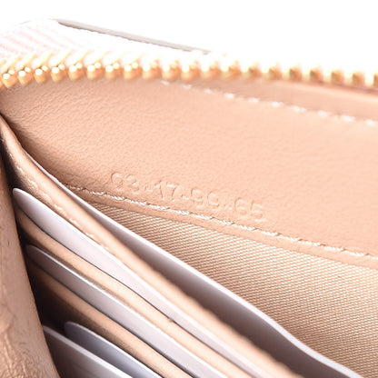 Chloe Grained Lambskin Drew Long Wallet with Flap Cement Pink 8 of 9
