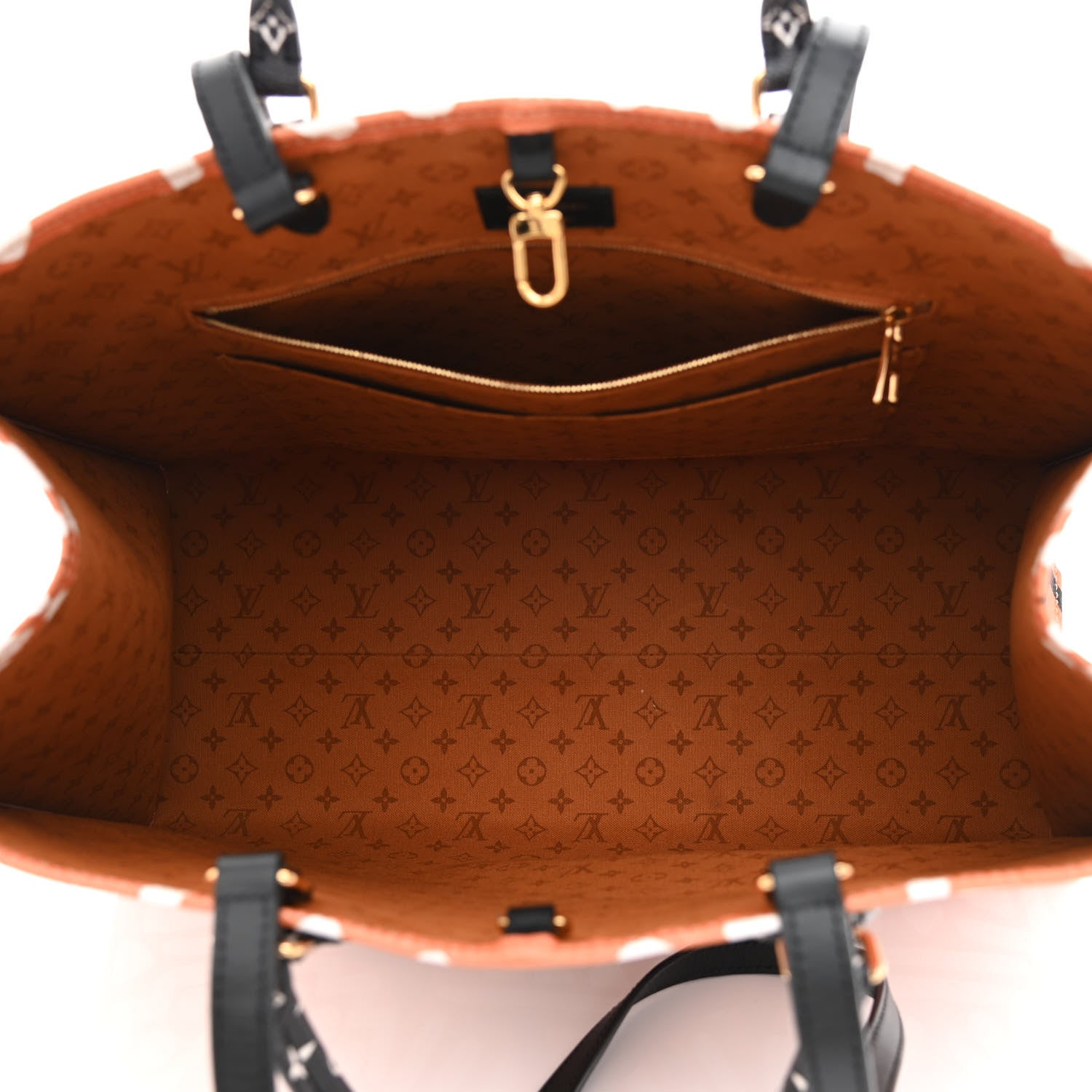 Louis Vuitton Monogram Giant Crafty Onthego GM Crème Caramel 5 of 10