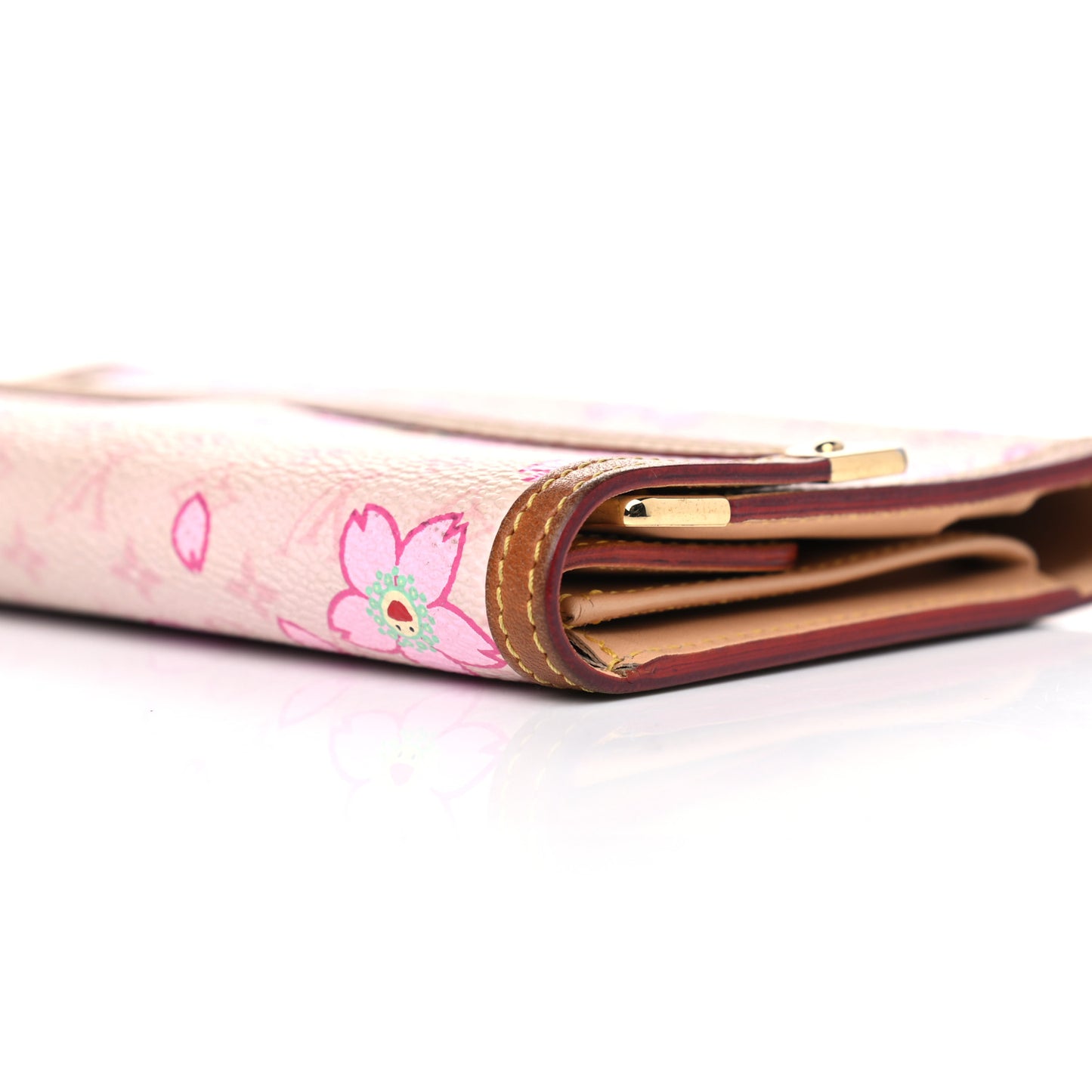 Monogram Cherry Blossom Porte Tresor International Wallet Pink
