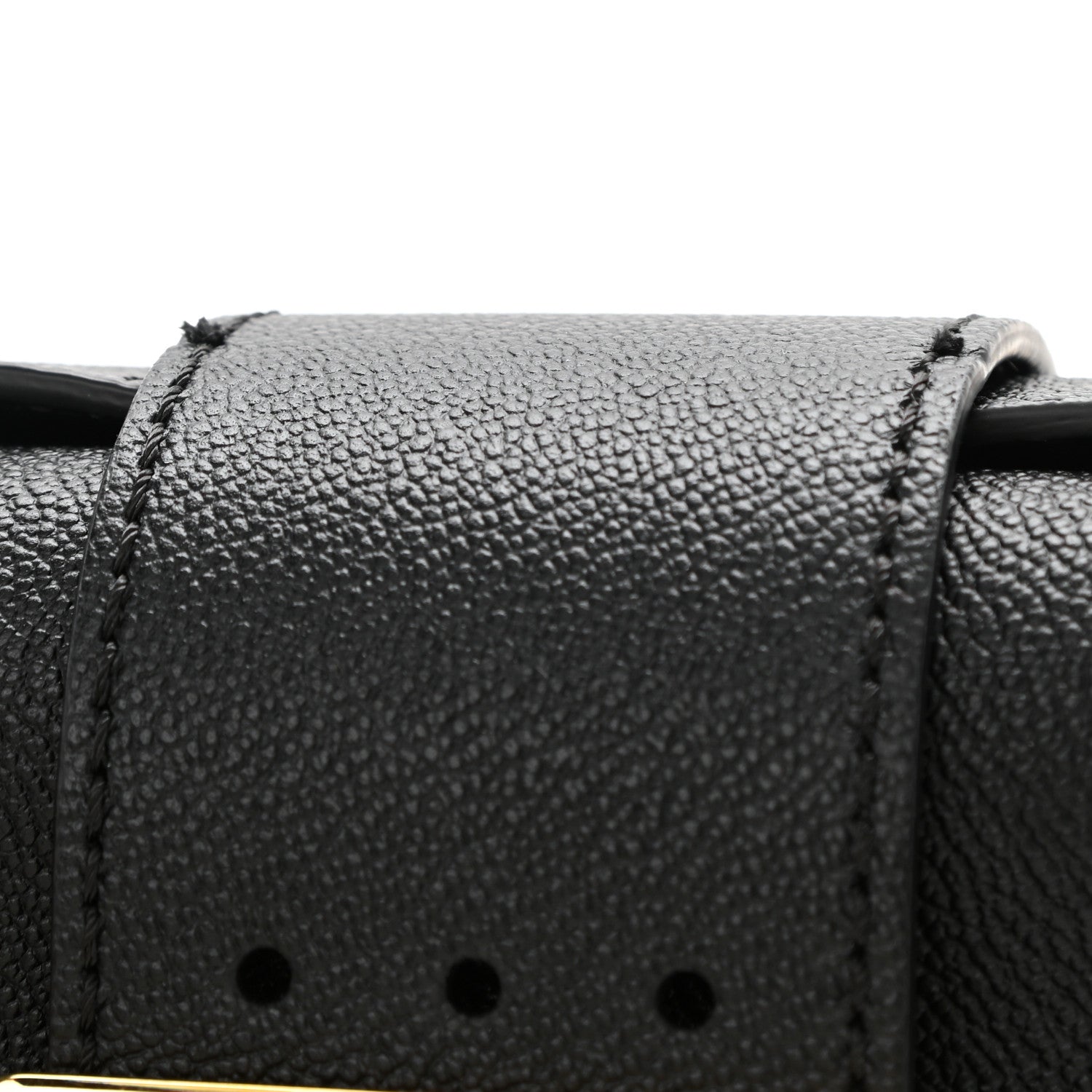 Burberry Soft Grain Calfskin Small Buckle Zip Bag Black 12 of 12