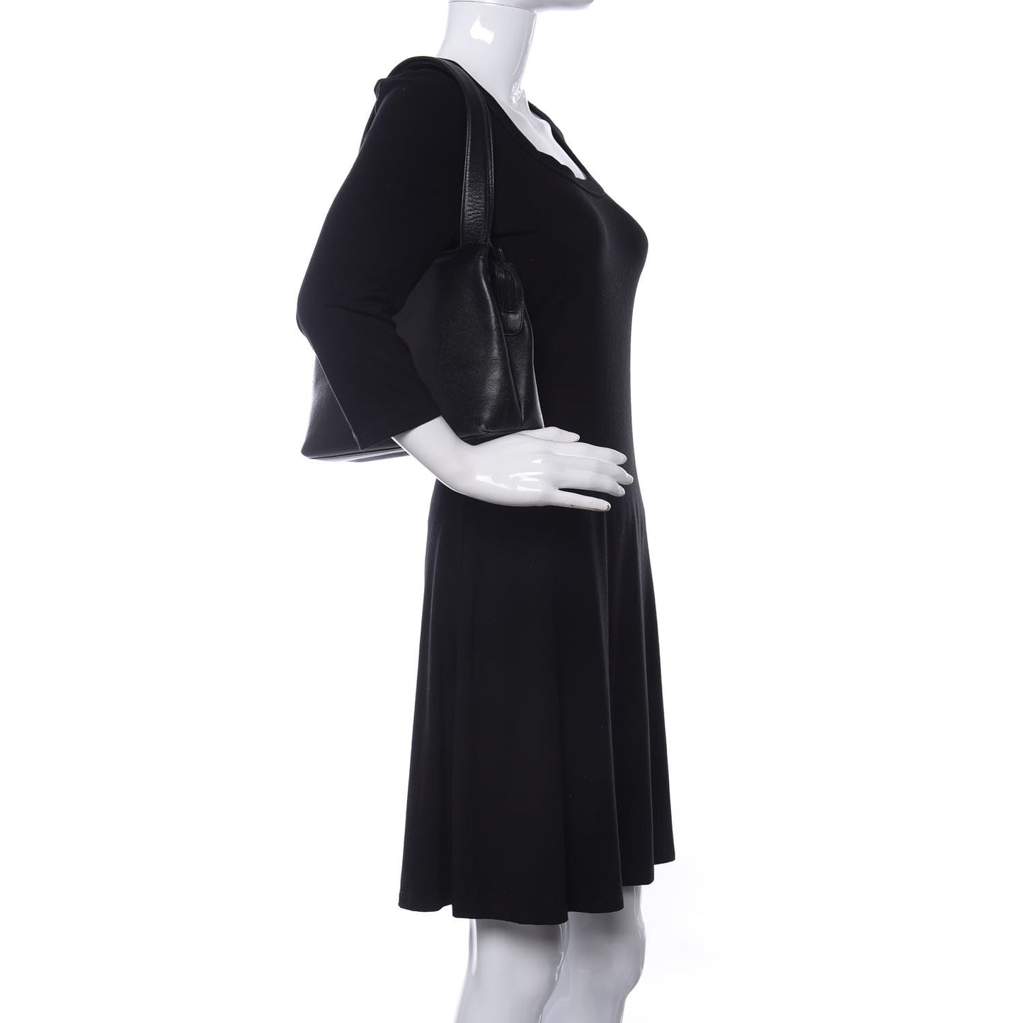 Caviar Small Shopping Tote Black