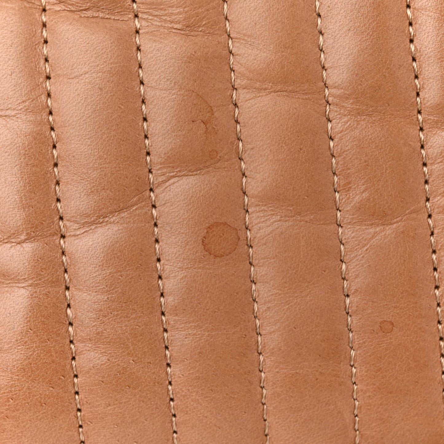 Calfskin Matelasse Medium Happy Shoulder Bag Cognac