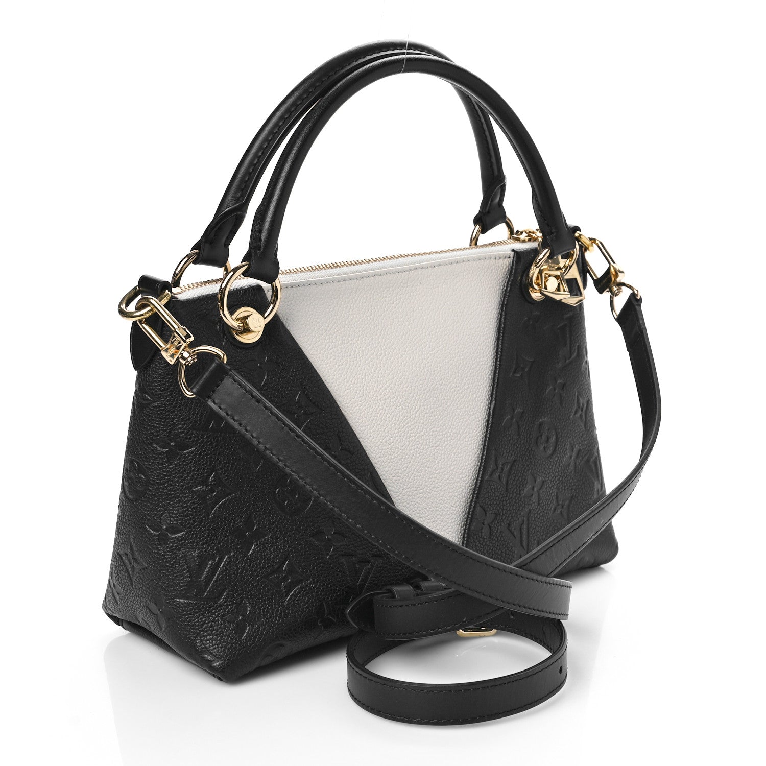 Louis Vuitton Empreinte V Tote BB Black Creme 3 of 8