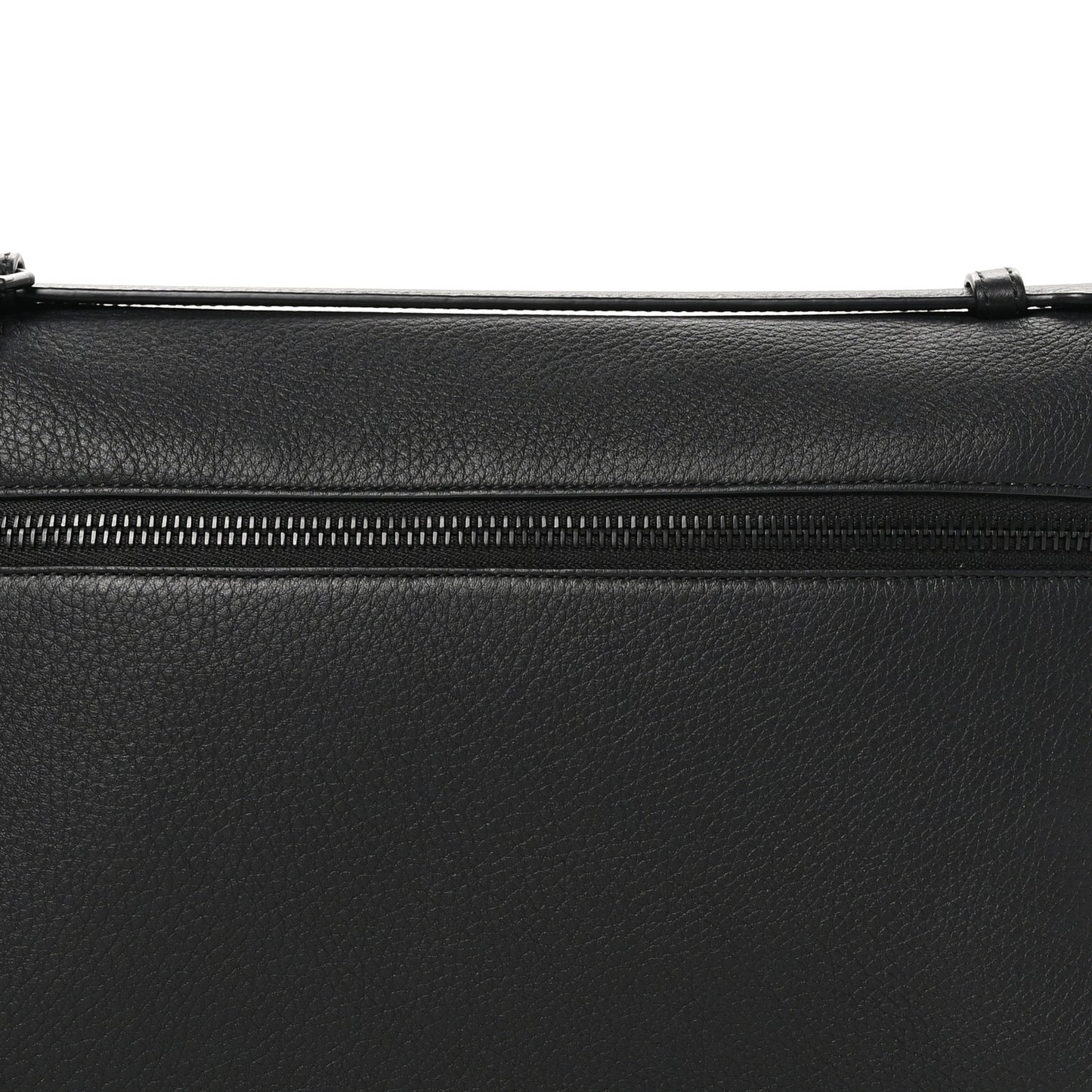 Grained Calfskin Extra Pocket Pouch L29 Black