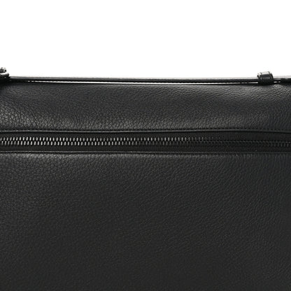 Loro Piana Grained Calfskin Extra Pocket Pouch L29 Black 7 of 9