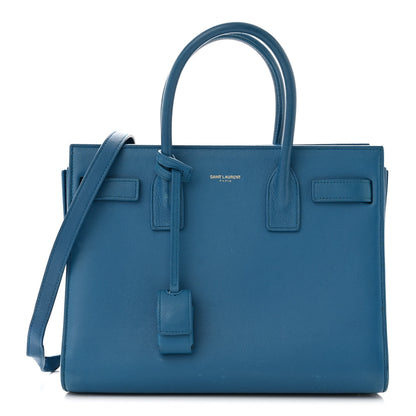 Saint Laurent Calfskin Baby Sac De Jour Indigo 1 of 15