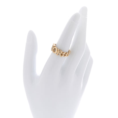 Christian Dior Metal Dio(r)evolution Chain Ring L Gold 2 of 4