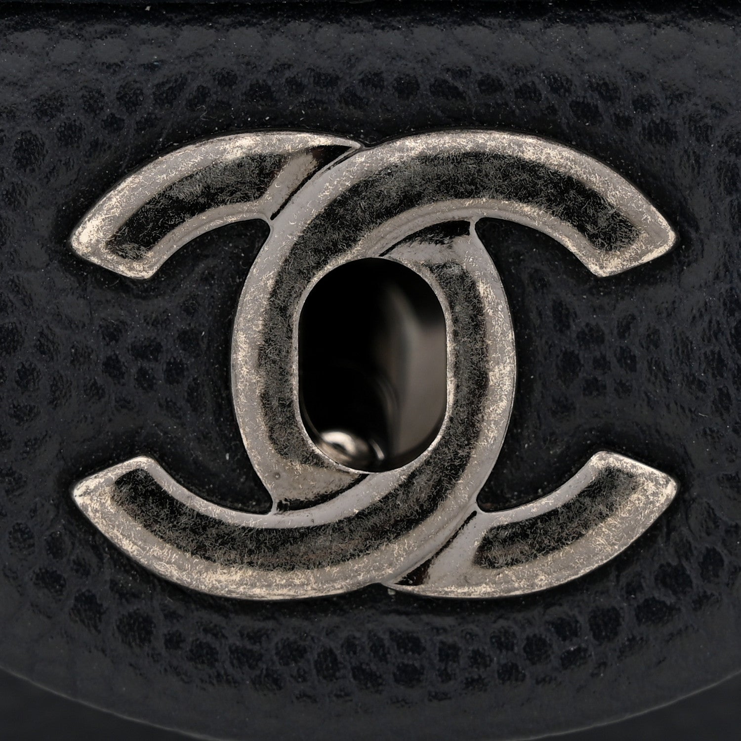 Chanel Caviar Quilted Mini Rectangular Flap Navy 12 of 14