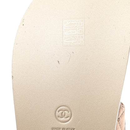 Chanel Iridescent Lambskin Velcro Dad Sandals 35.5 Light Bronze 12 of 13