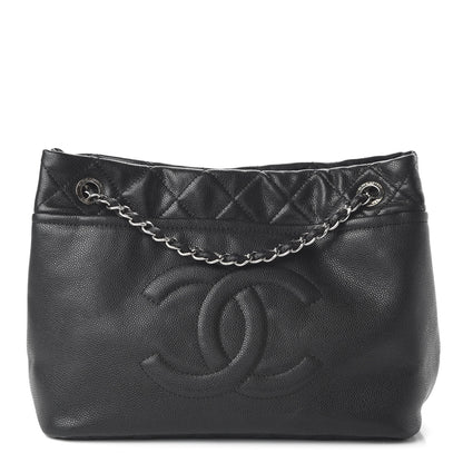 Chanel Caviar Timeless CC Soft Tote Black 1 of 12
