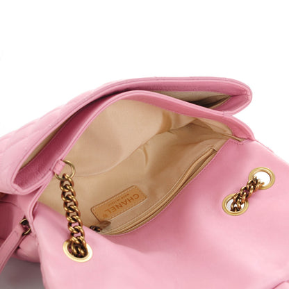 Chanel Calfskin Quilted Small CC Crown Flap Pink 8 of 11