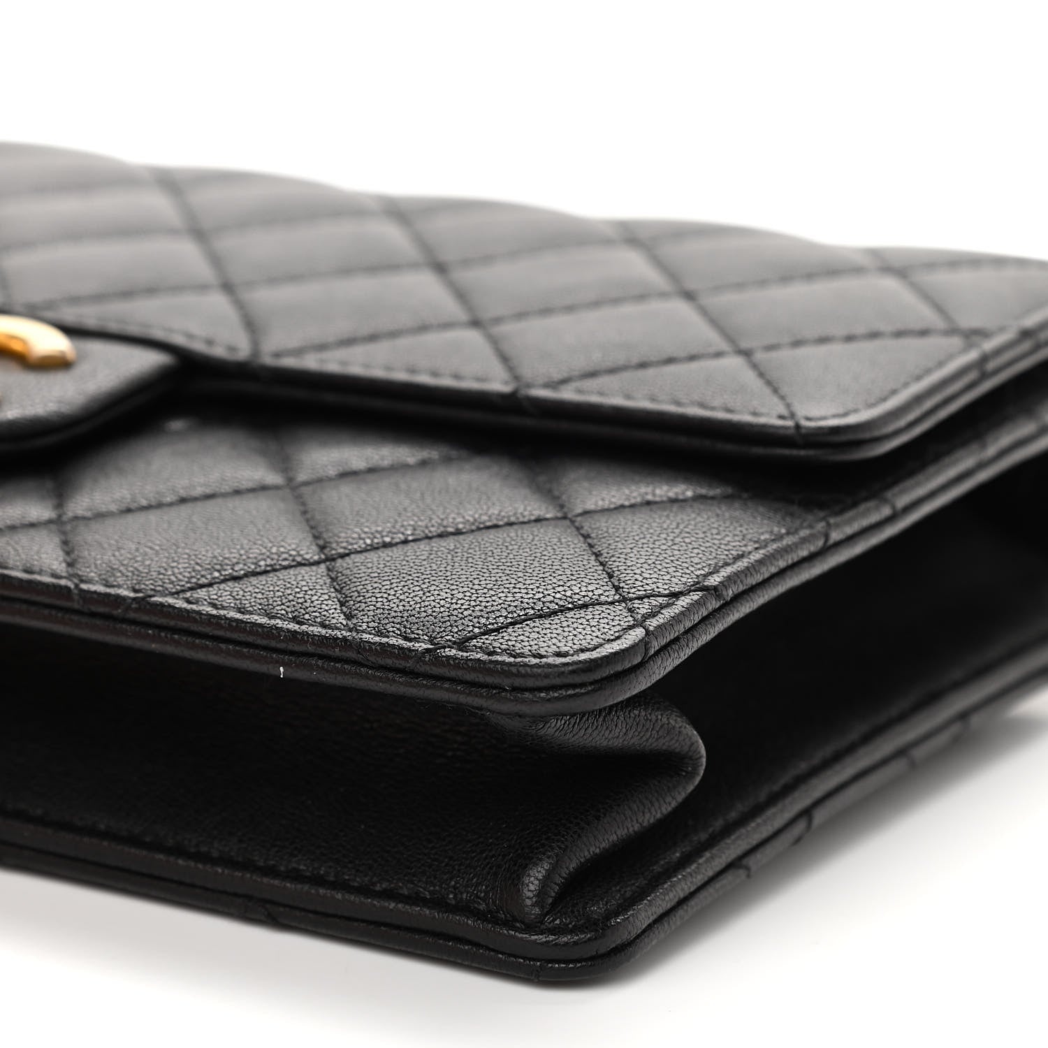Chanel Goatskin Quilted Small Chic Pearls Flap Black 10 of 11