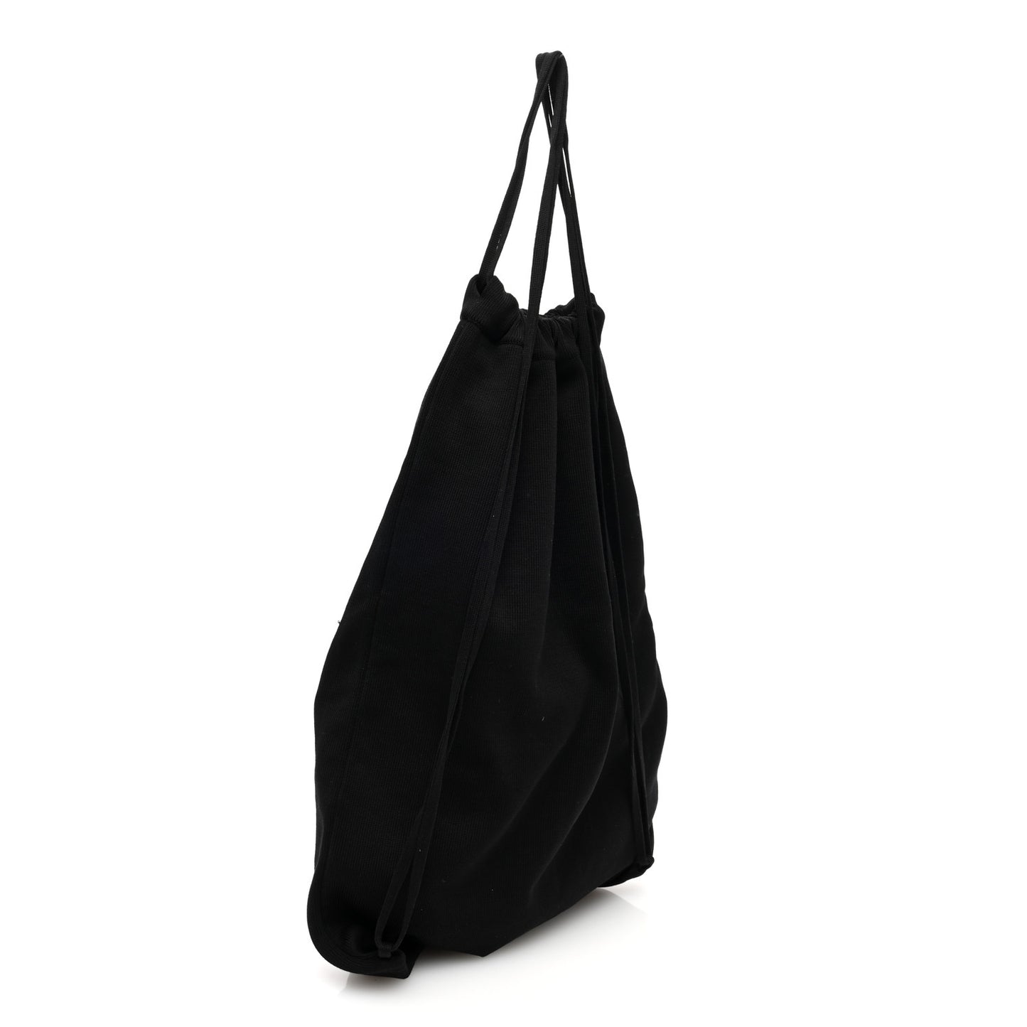 Cotton CC Drawstring Sport Line Backpack Black