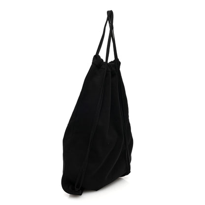 Chanel Cotton CC Drawstring Sport Line Backpack Black 3 of 9