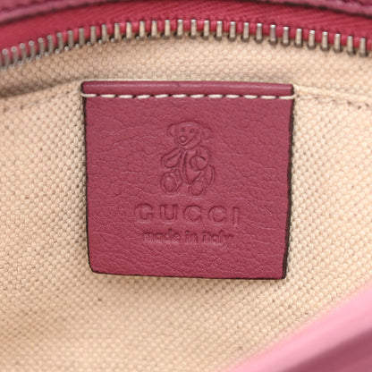 Gucci Pebbled Calfskin Children's Mini Soho Disco Messenger Bag Peonia Flower 10 of 25