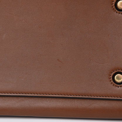 Celine Smooth Calfskin Large Edge Shoulder Bag Brown 11 of 17