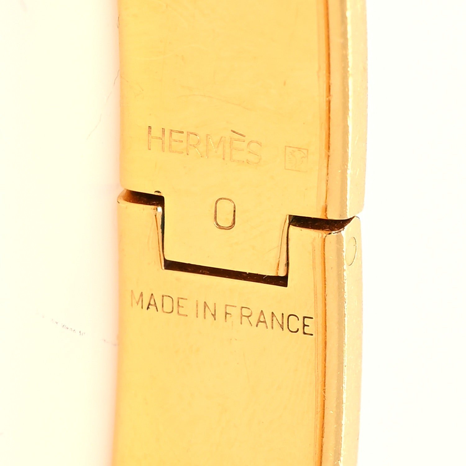 Hermes Enamel Narrow Clic Clac H Bracelet PM White 5 of 5