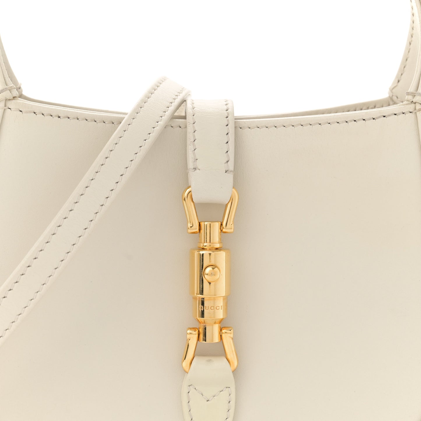 Boarded Dyana Lux Calfskin Mini Jackie 1961 Hobo Mystic White